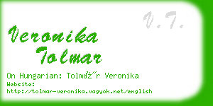 veronika tolmar business card